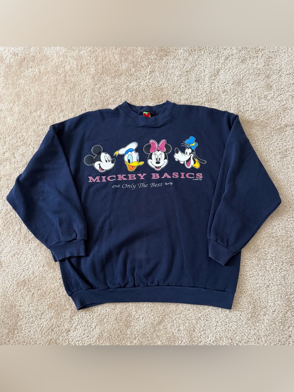 Vintage Disney Mickey Unlimited 2X Sweatshirt Mickey Minnie Donald Goofy